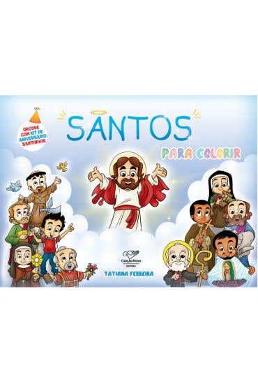 Livro Santos para Colorir 