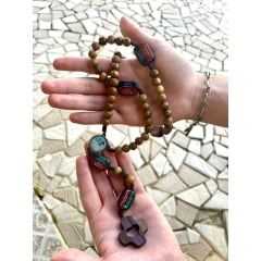 Terço com Mistérios - Personalizado Pe. Léo 