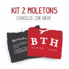 KIT COM 2 MOLETONS BETHÂNIA KIT COM 2 MOLETONS BETHÂNIA