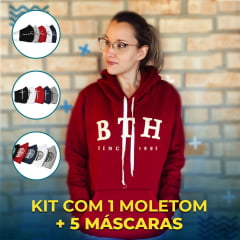 KIT'S 1 MOLETOM BTH + 5 M-Á-S-C-A-R-A-S KIT'S 1 MOLETOM BTH + 5 M-Á-S-C-A-R-A-S