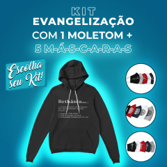 KIT'S 1 MOLETOM SIGNIFICADOS + 5 M-Á-S-C-A-R-A-S KIT'S 1 MOLETOM SIGNIFICADOS + 5 M-Á-S-C-A-R-A-S