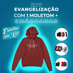 KIT'S 1 MOLETOM SOBRE O AMOR + 5 M-Á-S-C-A-R-A-S KIT'S 1 MOLETOM SOBRE O AMOR + 5 M-Á-S-C-A-R-A-S